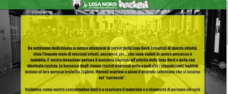 Copertina di Anonymous attacca il sito della Lega Nord: “Intralciamo ideologia razzista”