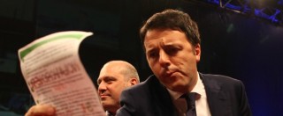 Copertina di Renzi a Landini: “Siamo di sinistra, non abbiamo bisogno dell’esame del sangue”
