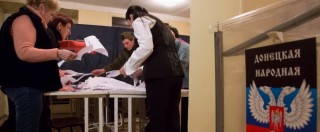 Copertina di Elezioni Ucraina, separatisti vincono a est. L’Unione europea a Mosca: “Voto illegale”
