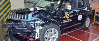 Copertina di Crash test EuroNCAP, 5 stelle a Jeep Renegade e Audi A3 ibrida, 4 alla Kia Soul