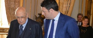 Copertina di Napolitano: “Imminente conclusione mio mandato. Renzi? Non c’erano alternative”