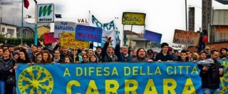 Carrara, non solo alluvione: nuovo corteo anti-sindaco. “Morti tutti i poli culturali”