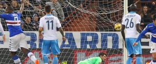 Copertina di Sampdoria – Napoli, Zapata pareggia allo scadere: blucerchiati agguantati sull’1-1