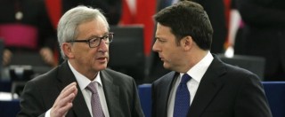 Migranti e flessibilità, Juncker contro Renzi: “Offende la Commissione Ue”. Renzi: “Non ci facciamo intimidire”