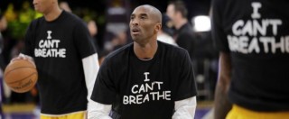 Copertina di Eric Garner, giocatori Nba indossano maglietta con scritto “I can’t breathe”