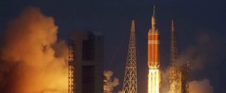 Copertina di Orion, lanciata la prima capsula Nasa che porterà l’uomo su Marte