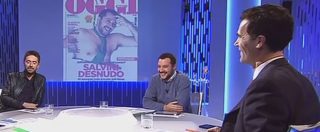 Copertina di Scanzi a Salvini (Lega): “Sollevato nel non vederlo nudo con la cravatta verde”