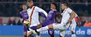 Copertina di Fiorentina – Roma 1-1, un tempo a testa: a Mario Gomez risponde l’ex Adem Ljajic