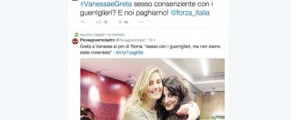 Copertina di Greta e Vanessa, Gasparri su Twitter: “Sesso consenziente con guerriglieri?”