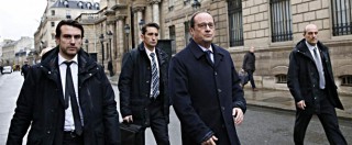 Copertina di Terroristi Parigi, Hollande a piedi dall’Eliseo al ministero dell’Interno – Gallery