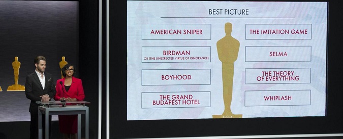 Nomination Oscar 2015, identikit del vincitore: bianco e uomo