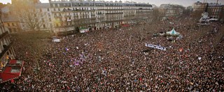 Terroristi Parigi, oltre un milione di persone alla marcia repubblicana