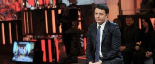 Copertina di Tv, Renzi: “Trame, finti scoop e balle spaziali: ora capisco la crisi talk show”