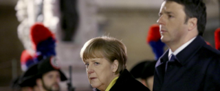 Copertina di Renzi a Frau Merkel: “Mossa della Bce non basta, proseguiamo con riforme”