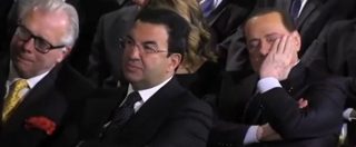 Copertina di Discorso Mattarella, Berlusconi prima scherza poi si assopisce