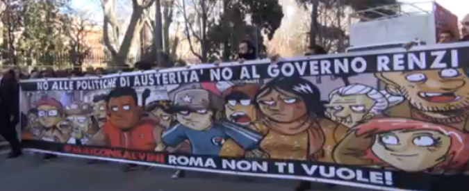Copertina di Corteo #maiconsalvini: “Basta con le politiche di austerità”
