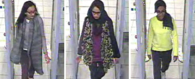 Isis, Londra: “Entrate in Siria le tre adolescenti inglesi scomparse”