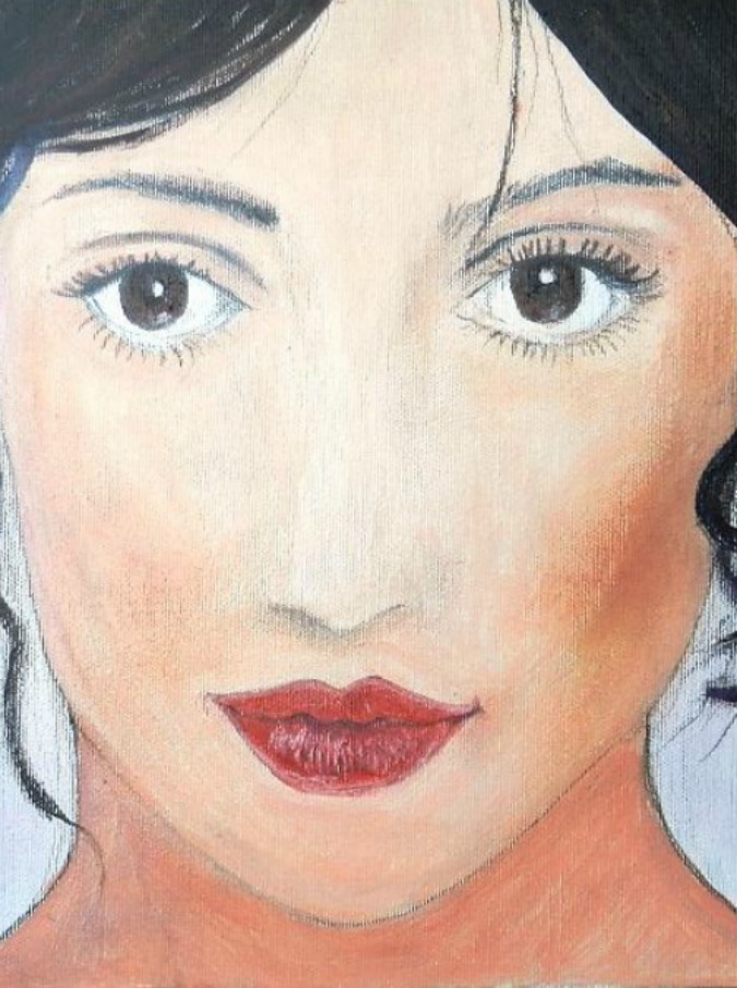 Anna de Rosa, la pittrice eco-sostenibile che dipinge con materiali di riciclo: “La mia musa è Frida”
