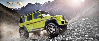 Copertina di Mercedes-Benz G 500 4×4², fuoristrada al quadrato – Fotogallery