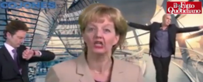 Copertina di Rap satirico sul debito greco. La finta Merkel: “Dijsselbloem sistemo io Yanis, ho le palle”