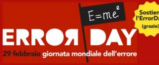 Copertina di Bologna, la fiera Error Day: sbagliare è umano (e a volte rivoluziona il mondo)