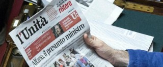 Copertina di L’Unità, intesa con Veneziani: riassorbirà 25 giornalisti. E il Pd ne pagherà cinque