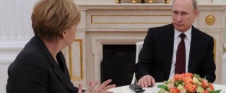 Copertina di Ucraina, Merkel: “Colloqui con Mosca? Successo incerto”. Hollande: “Senza accordo, unico scenario è la guerra”