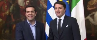 Grecia, Renzi scarica Alexis Tsipras: “Decisione della Bce legittima e opportuna”