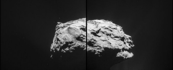 Rosetta “bacia” la sua cometa, l’Esa pubblica la prima foto