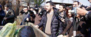 Copertina di Salvini visita campo rom a Milano: “Io li demolirei tutti, ma tranquilli, c’è Pisapia”