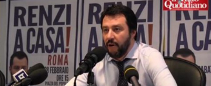 Copertina di Salvini: “Fi all’opposizione? Ora ci riparleremo. Mai simbolo Lega con Ncd”
