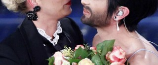 Copertina di Sanremo 2015, Conchita Wurst e Charlize Theron salvano dalla noia dell’Ariston