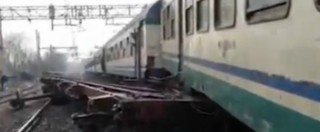 Copertina di Reggio Emilia, scontro tra treni sulla Parma-Bologna: 5 contusi a Rubiera