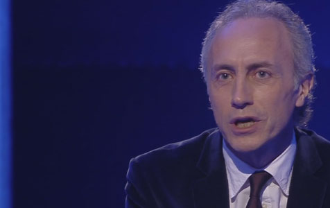 Copertina di Servizio Pubblico, Travaglio vs Farinetti: “Lei amico del premier”. Replica: “Lei vede il brutto in tutto”