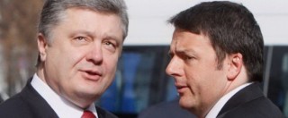 Copertina di Ucraina, Renzi: “Vogliamo rispetto della sovranità. Siamo a fianco di Poroshenko”
