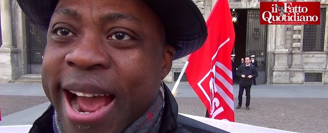 Copertina di Milano, protesta call center: “Pisapia? Disoccupati per i suoi indegni bandi al ribasso”