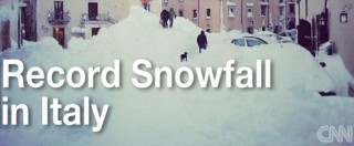 Copertina di Capracotta, “neve da record”. Paesino del Molise fa il giro del mondo sui media