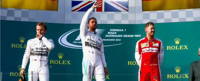 F1, Hamilton e Rosberg dominano in Australia. Speranza Ferrari: Vettel è terzo