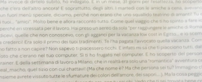 Enzo, marito tradito, compra pagina su Corriere: “Il nostro matrimonio è finito. Ti lascio”