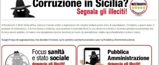 Copertina di Corruzione in Sicilia, 200 segnalazioni su sito M5S. “Ma nessuno va dai pm”