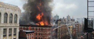 Copertina di Manhattan, esplosione e crollo di una palazzina: diciannove feriti
