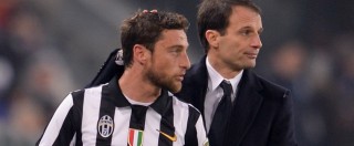 Copertina di Marchisio, ginocchio ko. Polemiche sugli allenamenti duri richiesti dal ct. Conte