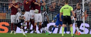 Copertina di Roma-Juventus 1-1: mediocre spettacolo. Pareggio che fa bene solo ad Allegri
