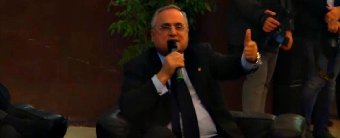 Copertina di Lotito: ‘Pallotta e gli ultrà? E’ da 10 anni che li combatto. Lui segue me’. E viene fischiato