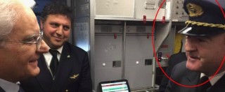 Copertina di Alitalia, pilota spara in casa: sospeso. Portò Mattarella a Palermo