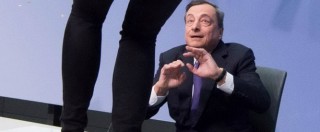 Copertina di Mario Draghi aggredito da Josephine Witt, contestatrice di Blockupy (video)
