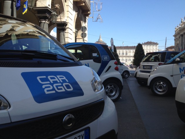 Il car sharing Car2go arriva anche a Torino