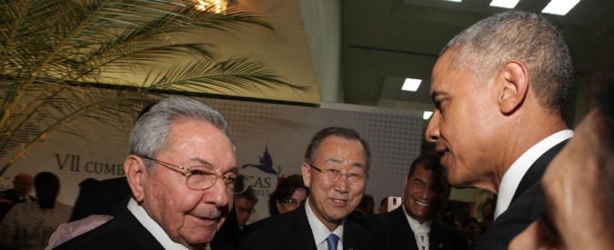 Copertina di Obama-Castro, le strette di mano che hanno fatto la storia