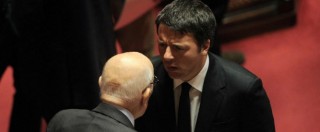 Copertina di Riforma Senato, Napolitano ancora in difesa del ddl. M5S: “Giorgio do you know Mattarella?”