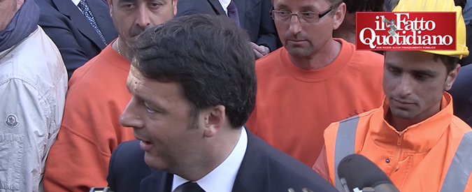 Copertina di Alluvione a Genova, Renzi inaugura i cantieri del Bisagno: “Fondi liberati da burocrazia”